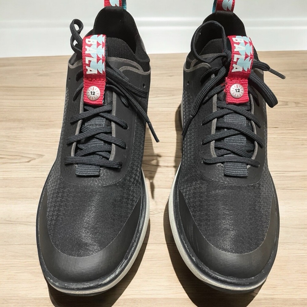 Bala Twelves nocturnal Black Nursing Shoes Sneakers  - Women Size 9 Men Size 8 - Picture 4 of 8